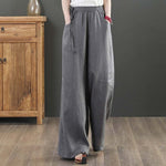 Luftige Damen Sommer Stoffhose