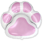 Shape Folienballon Pfote Pink
