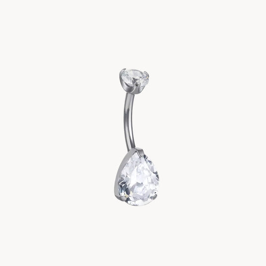 Tropfen Bauchnabelpiercing aus Titan
