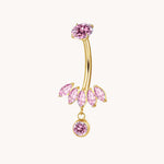 Marquise Pink Bauchnabelpiercing aus Titan Namma Markt