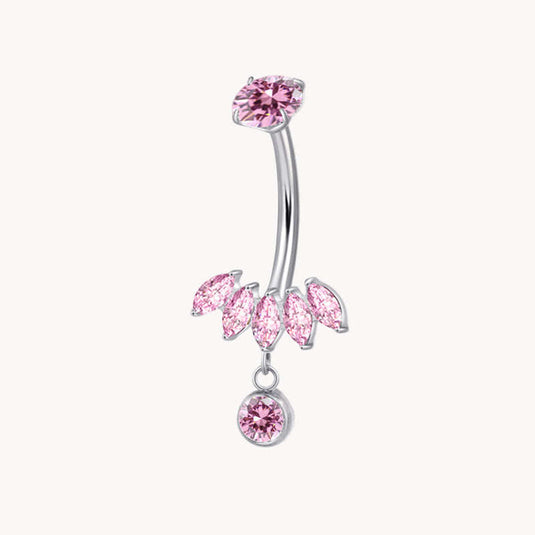 Marquise Pink Bauchnabelpiercing aus Titan Namma Markt