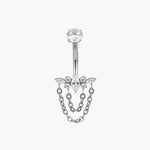 Marquise Kette Bauchnabelpiercing aus Titan