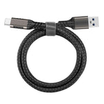 DREIKS Typ-C Ladekabel USB-C USB-A Kabel 10Gbps 3A Nylon USB 3.2 Quick Charge QC 60W