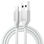DREIKS Ladekabel für iPhone USB-A auf 8-Pin Nylon Datenkabel 3A USB 2.0 Handy