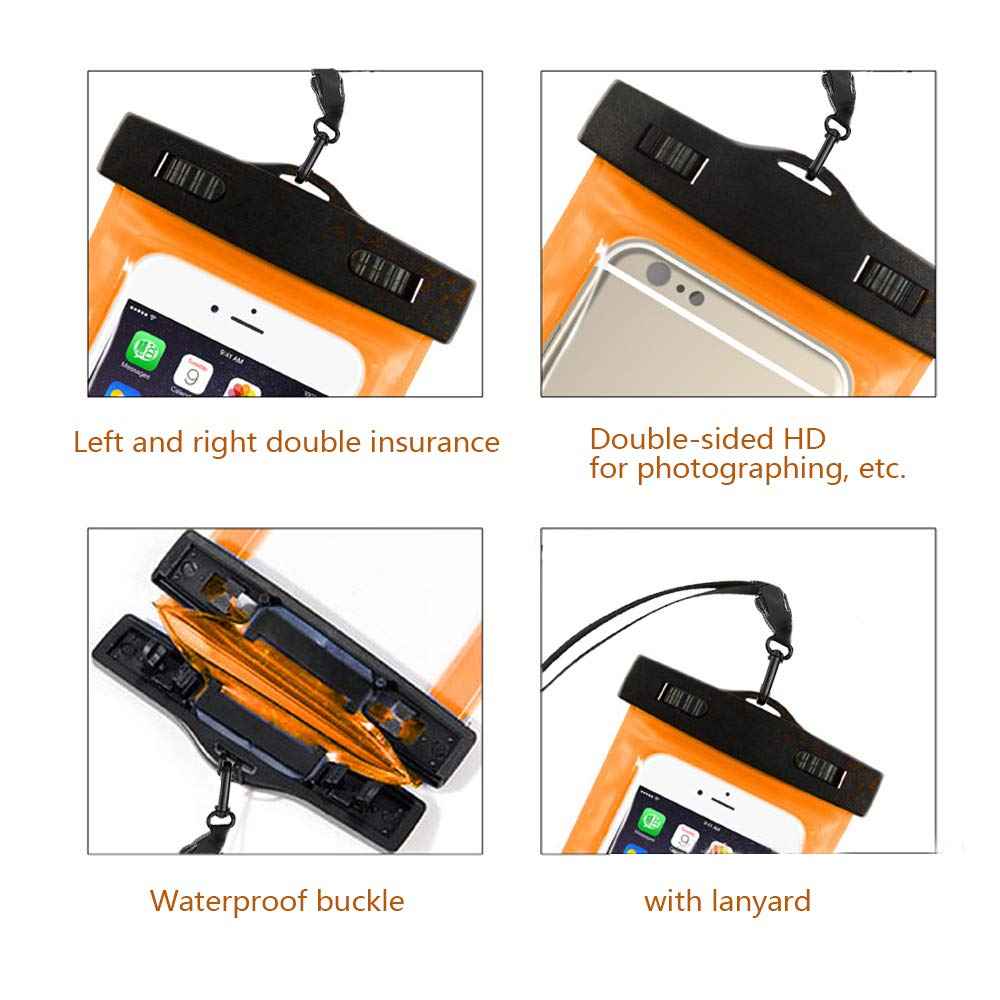 DREIKS Wasserdichte Handyhülle Handytasche Unterwasser Tasche Case Handy Cover Schutz