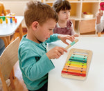 Montessori Educational Musik Play Box. Ausgewählte Instrumente damit Kinder ihre musikalischen Fähigkeiten entdecken
