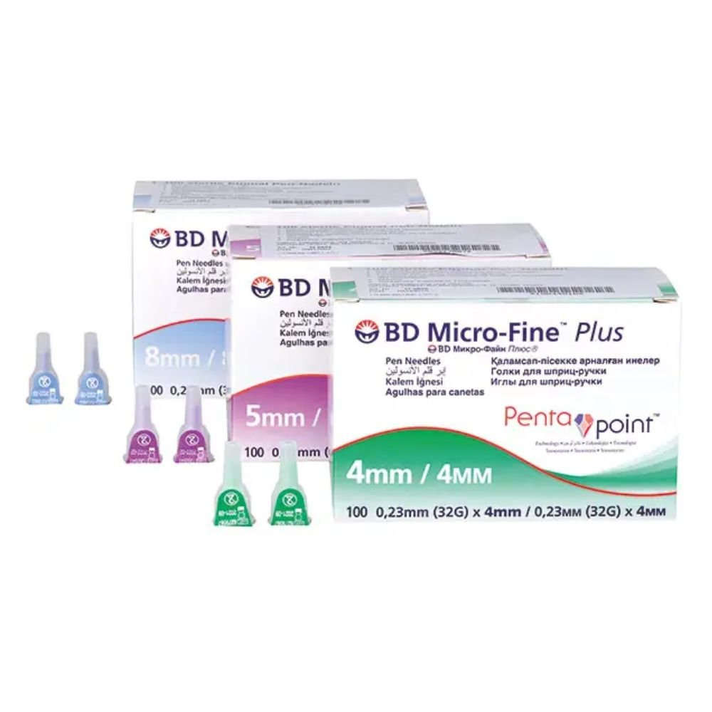 BD Micro-Fine Plus Pen-Nadeln Pentapoint Technologie Namma Markt