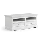 Bologna Elegante TV-Kommode – Stilvoller TV-Schrank aus Massivholz in Weiß