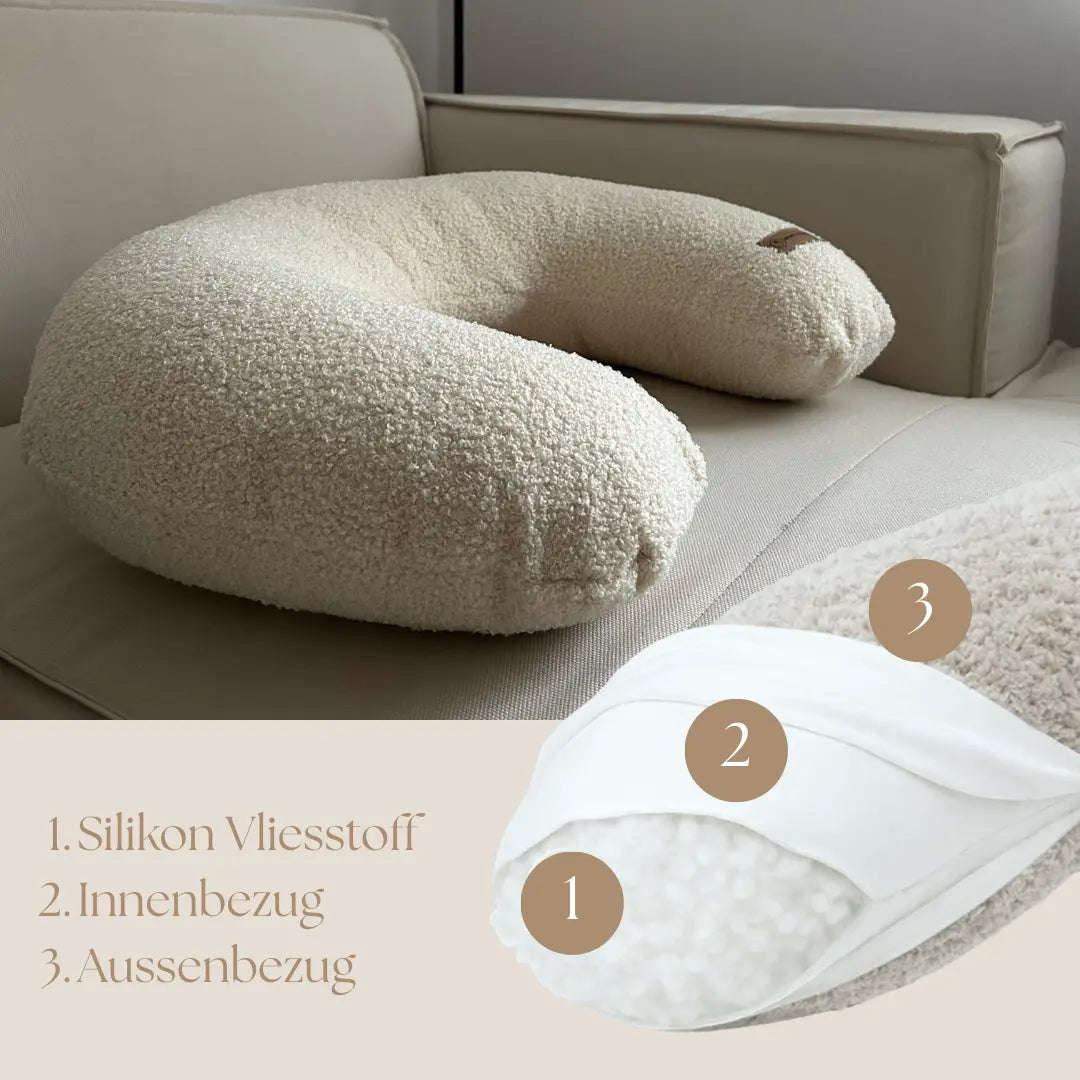 Stillkissen U-Form Bouclé – Oeko-Tex zertifiziert Namma Markt