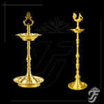 BRASS KUTHU VILAKKU DOUBLE HEAD product image 1