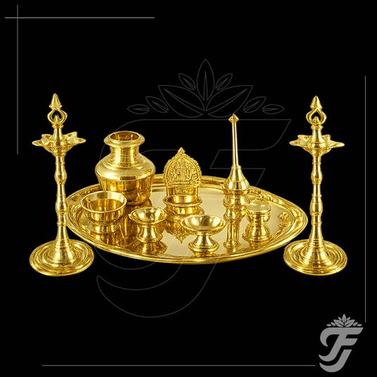 BRASS NIRAI KODAM SET product image 1