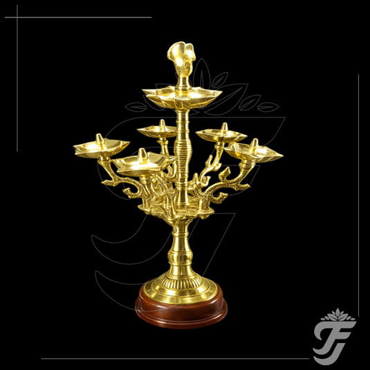 BRASS PEACOCK DECORATIVE LAMP product image 1