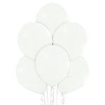 25 Stk. Luftballon Unifarben Ø 30cm | Weiß #002