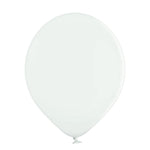 25 Stk. Luftballon Unifarben Ø 30cm | Weiß #002