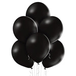 25 Stk. Luftballon Uni Pastell Ø 30cm | Schwarz