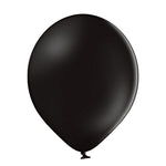 25 Stk. Luftballon Uni Pastell Ø 30cm | Schwarz