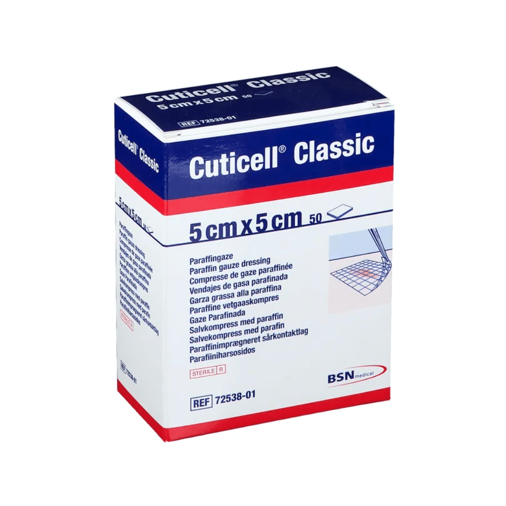 Cuticell Classic, Salbenkompresse mit Paraffin, steril