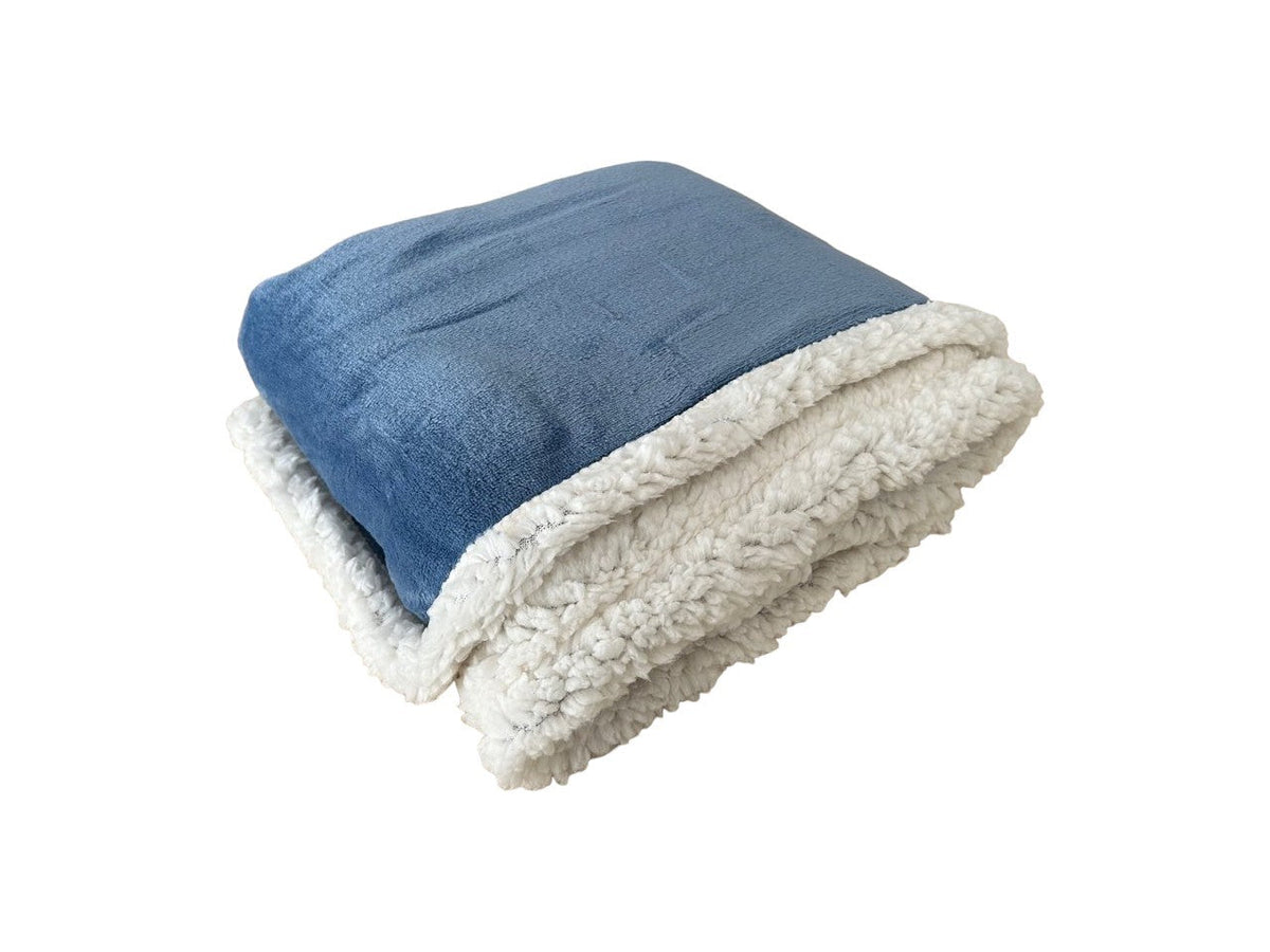 Baby Kuscheldecke in Teddy Plüsch Qualität » weiche Flanell Decke » 100x75cm für Kinder