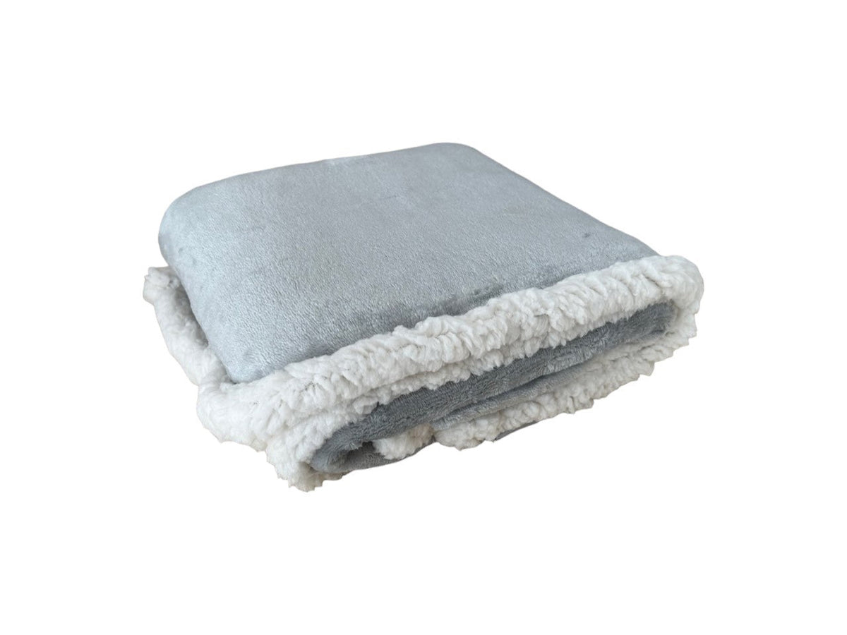 Baby Kuscheldecke in Teddy Plüsch Qualität » weiche Flanell Decke » 100x75cm für Kinder