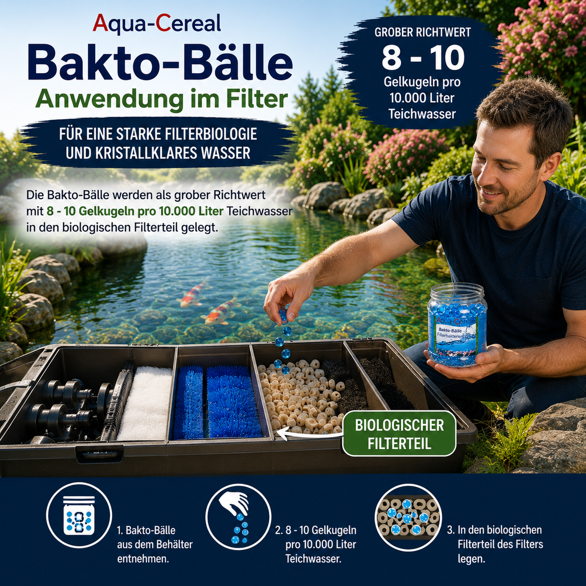 Filterbakterien - Bakto Bälle