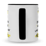 Bedruckte Tasse mit Spruch Ich beobachte euch alle