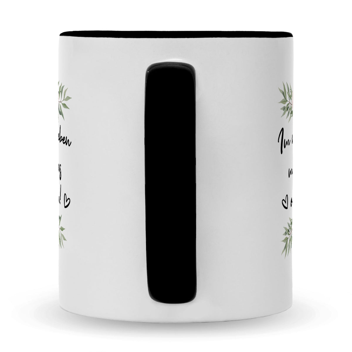 Bedruckte Tasse mit Spruch Im nächsten Leben