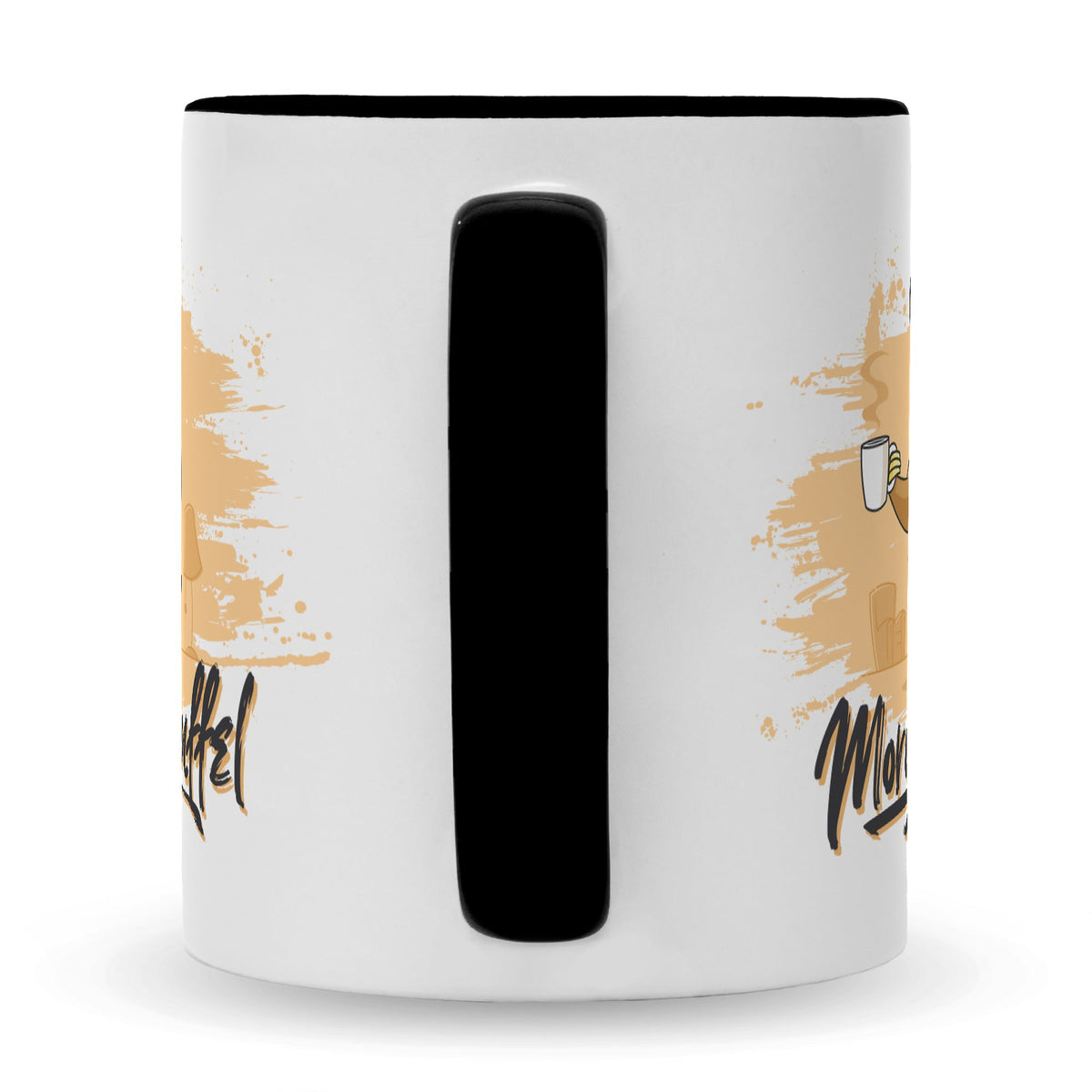 Bedruckte Tasse mit Spruch Morgenmuffel