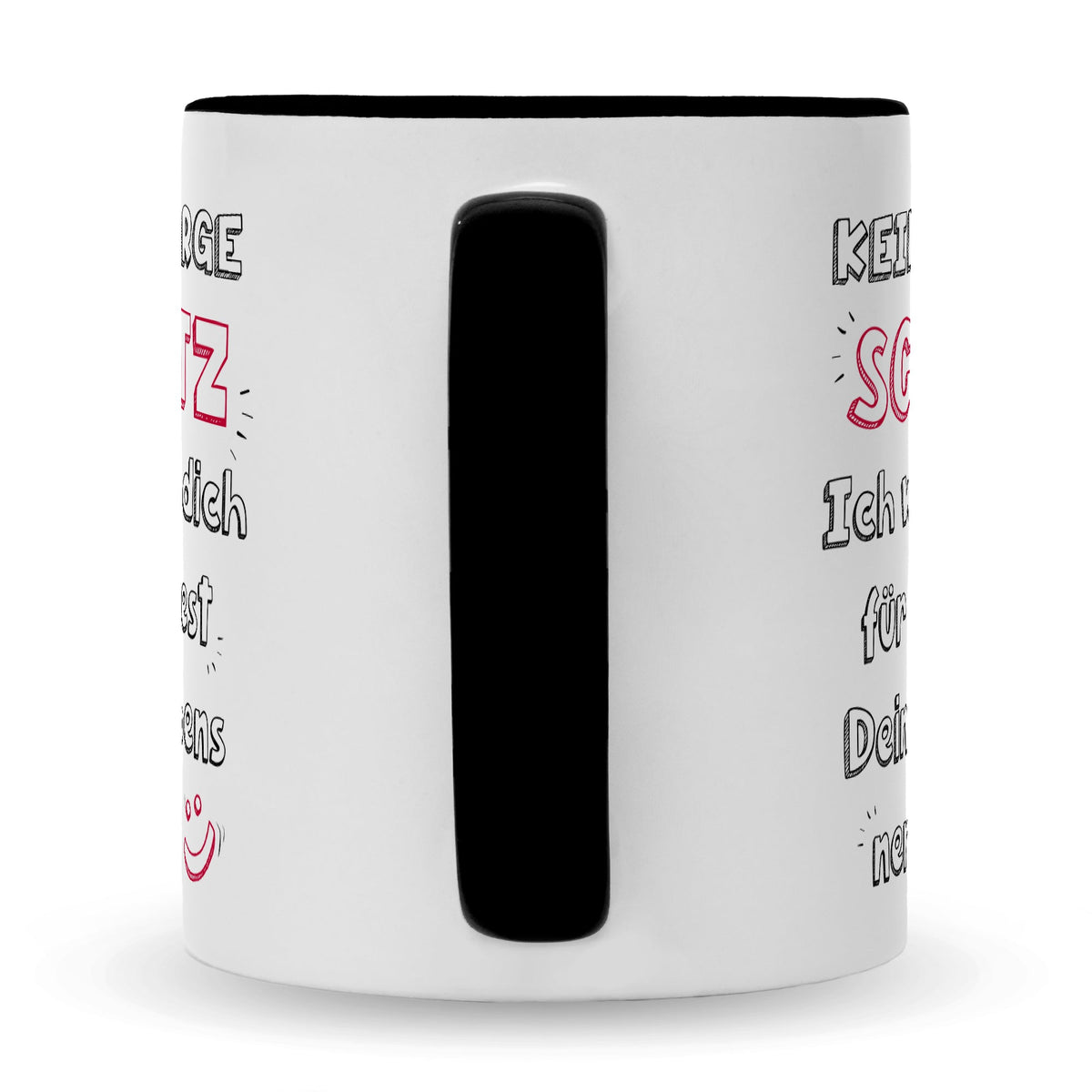 Bedruckte Tasse mit Spruch Schatz ich werde dich nerven
