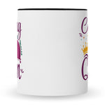 Bedruckte Tasse mit Spruch Camping Queen