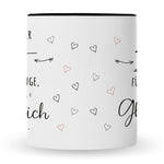 Bedruckte Tasse mit Spruch Nimm dir Zeit