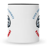 Bedruckte Tasse mit Spruch Eier hat man!