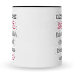 Bedruckte Tasse mit Spruch Schatz ich werde dich nerven