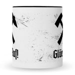 Bedruckte Tasse mit Spruch Glück Auf!