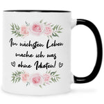 Bedruckte Tasse mit Spruch Im nächsten Leben