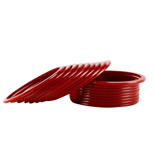 BANGLES GLASS-RED (2 DOZENS/BOX) product image 1