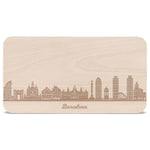 Frühstücksbrettchen Skyline Barcelona