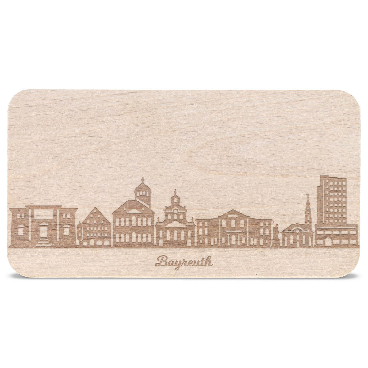 Frühstücksbrettchen Skyline Bayreuth