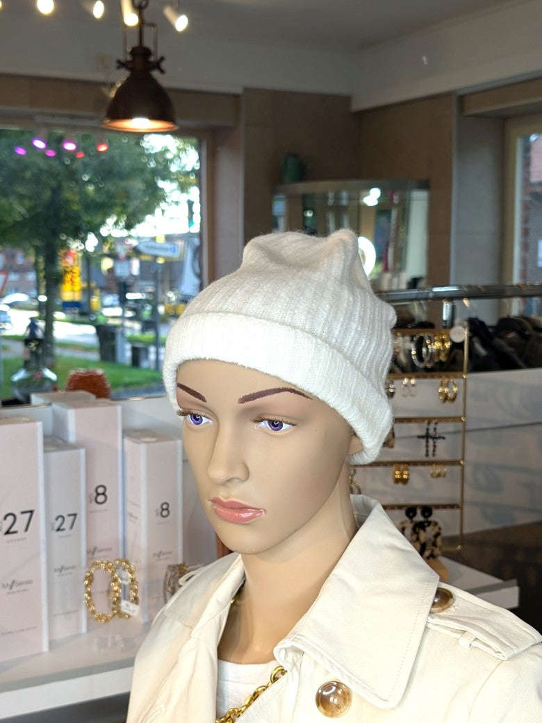 Beanie Mütze Alpaka Wolle - Créme Namma Markt