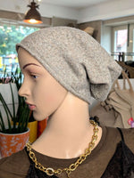 Beanie Mütze Beige Viskose Wolle weich flauschig Namma Markt