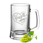 Montana Bierkrug mit Gravur "Best Papa ever"
