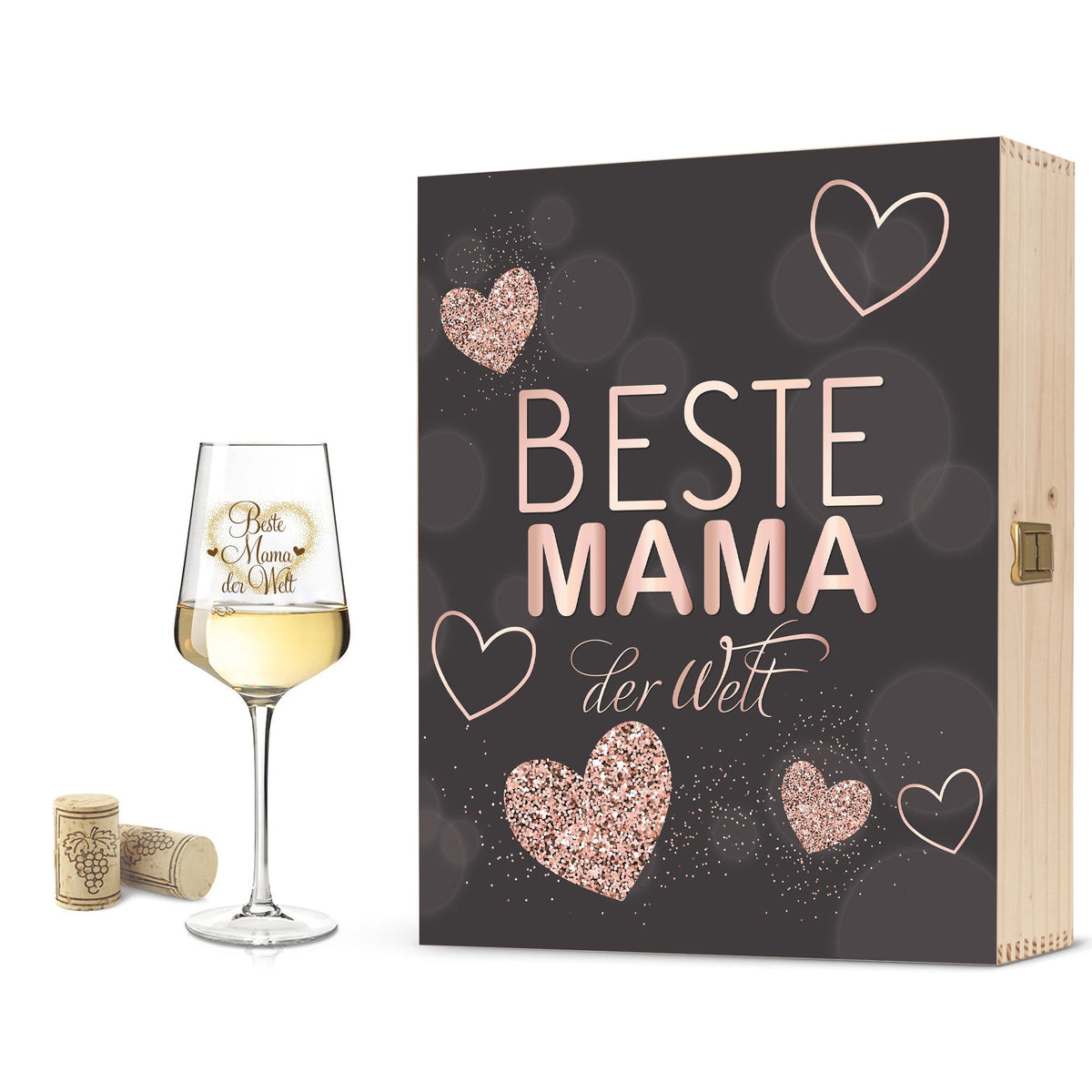 Stölzle Lausitz Weinglas mit Gravur "Beste Mama der Welt" UV