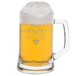 Montana Bierkrug mit Gravur "Bester Papa der Welt"