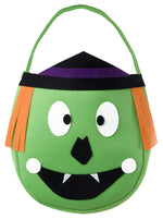 Halloween Betteltasche Vogelscheuche 46x22cm | Grün