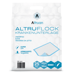 Altruflock® Bettschutzunterlagen 60 x 90cm Supersoft Extrem Saugfähig | Packung (25 Stück) Namma Markt
