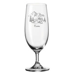 Stölzle Lausitz Bierglas mit Gravur "Mountain" mit Namen