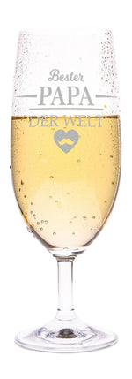 Stölzle Lausitz Bierglas mit Gravur "Bester Papa der Welt"