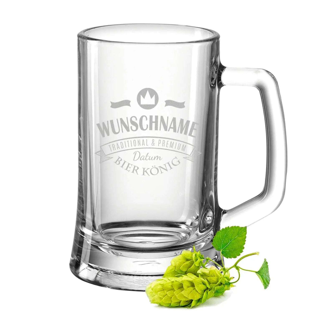 Montana Bierkrug mit Gravur "Bierkönig"