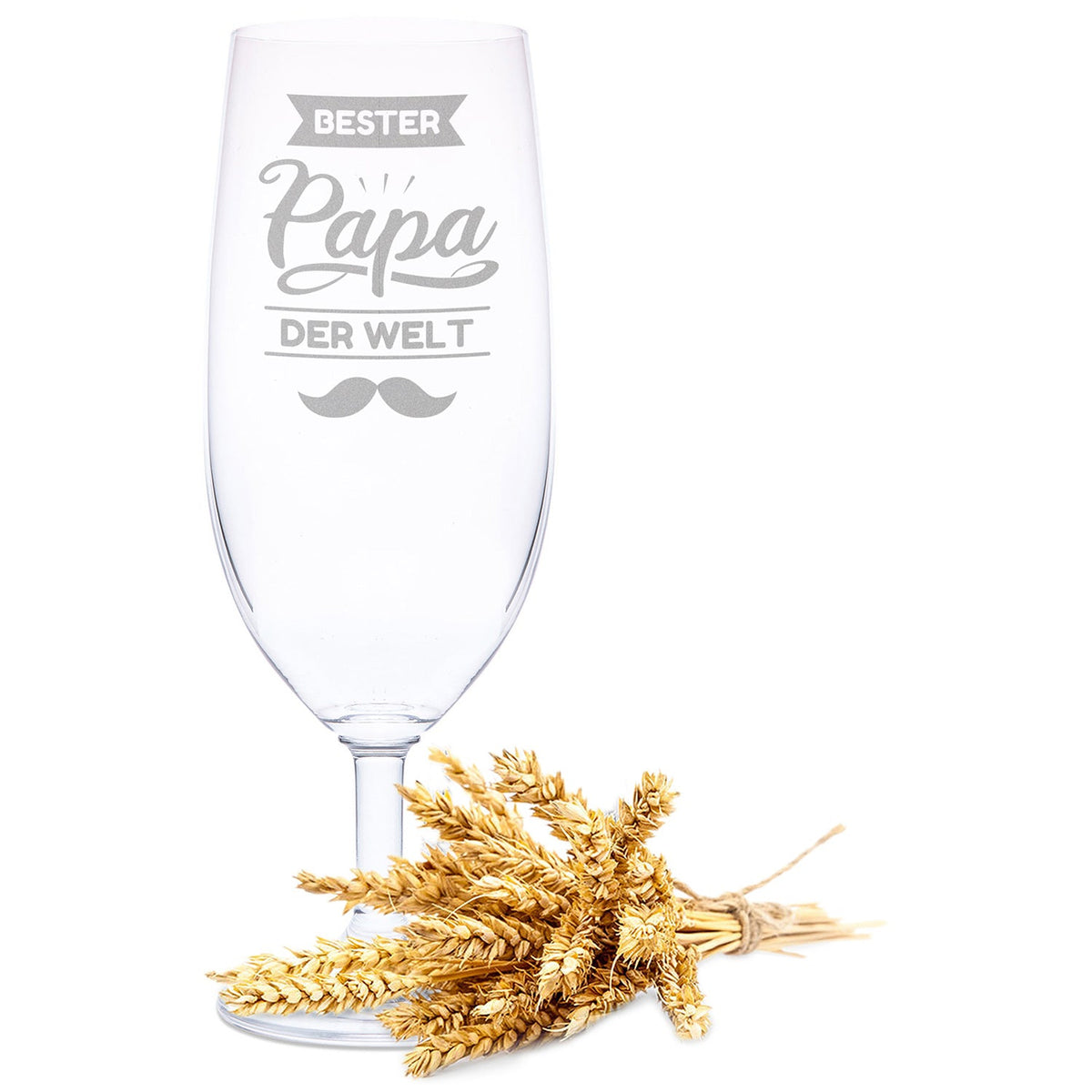 Stölzle Lausitz Bierglas mit Gravur "Bester Papa der Welt V2"