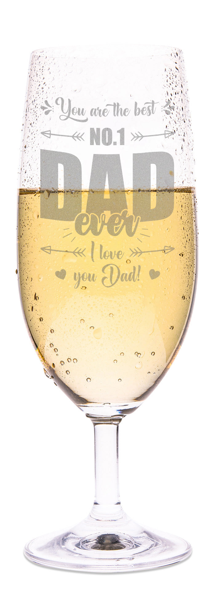 Stölzle Lausitz Bierglas mit Gravur "No. 1 Dad"