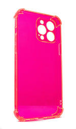 Schutzhülle aus Silikon in Pink Transparent Hülle für iPhone 13 Pro Max | System-S